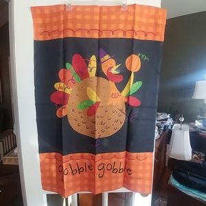 TOLAND HOME GARDEN Turkey-Pilgrim Art Flag